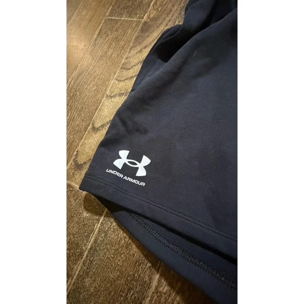 Under Armour  Women's Rival Terry Shorts ~ Plus Size 2X ~ Loose Fit ~ Black NWT